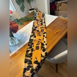 LAMB leopard print scarf